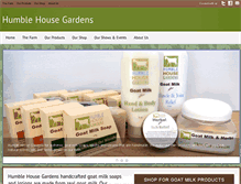 Tablet Screenshot of humblehousegardens.com